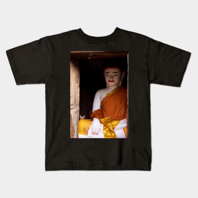 Le chat de Bouddha Kids T-Shirt by rollier